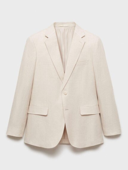 Mango Amalfi Linen Blazer