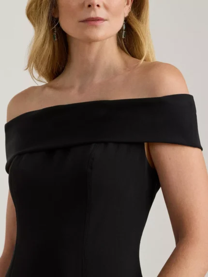 Платье макси с открытыми плечами от Ralph Lauren