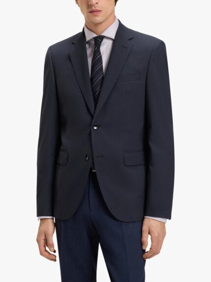 BOSS Regular Fit Wool Blend Suit Jacket